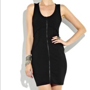 T by Alexander Wang Zip Front Bodycon Dress